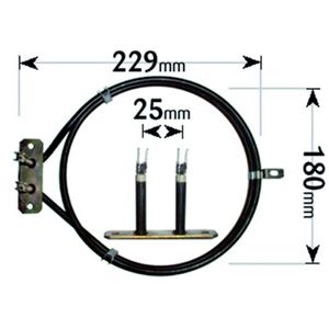 Diplomat ADP3300 ADP3262 ADP3263 ADP3302 Fan Oven Element