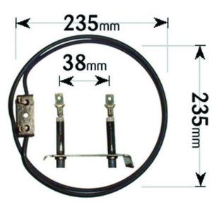 Belling Format 152 167 168 Fan Oven Element 2500w