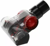 Compatible SHARK vacuum mini turbo tool – rotating brushhead for pet hair and dirt removal on carpets and upholstery.