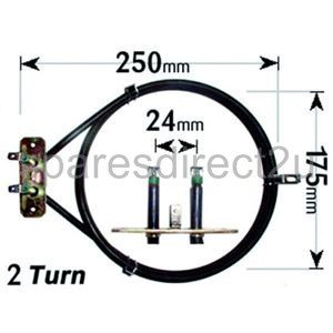 Bosch Cooker Fan Oven Element 480484