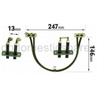 Genuine Siemens Cooker Fan Oven Element 1700 Watts